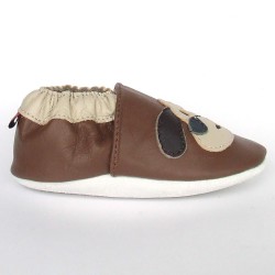 Babyslofjes leer Doggy (sale) € 15,00