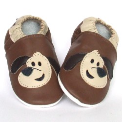 Babyslofjes leer Doggy (sale) € 15,00