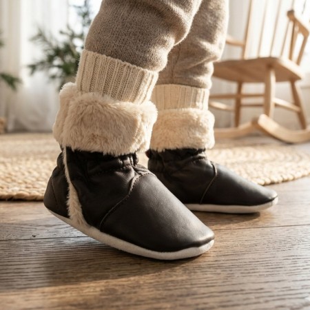 Babylaarsjes leer Eskimo Brown € 22,49