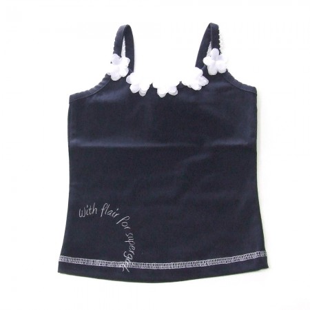 Topje 'Girls with Flair' blauw € 7,95